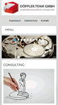 Mobile Screenshot of doeppler-team.de